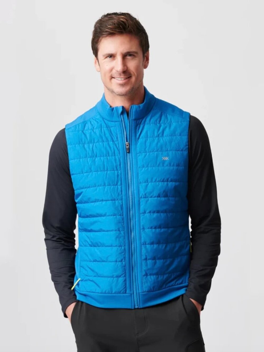 NWT RHONE Alpine Insulated Active Vest Deep Water Blue Size M